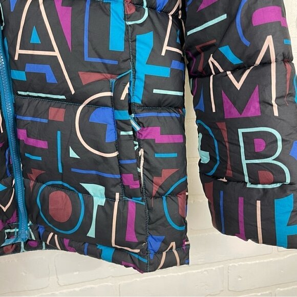 Columbia Girl's Ski Jacket puffer parka multi color omni heat coat black size l - Picture 6 of 13